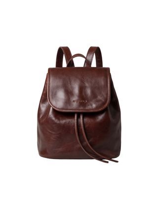 Martina Mini backpack cuero negro — SABANDIJA