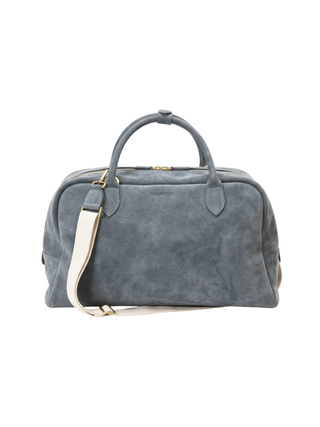 Breeze suede weekender bag