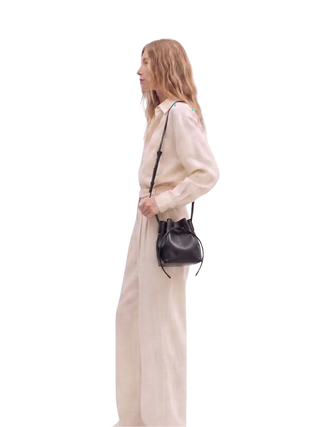 Courtesy leather crossbody bag