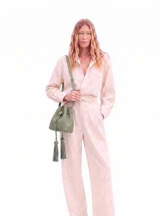 Lechuza leather crossbody bag